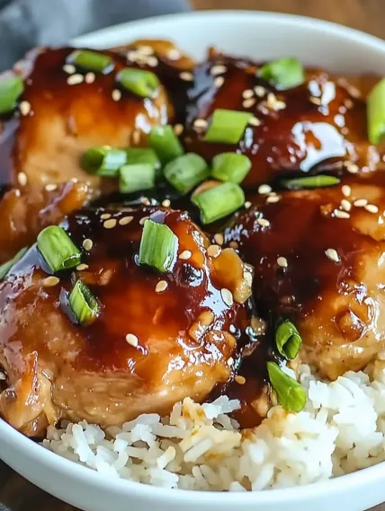 A bowl of food with rice and meat.