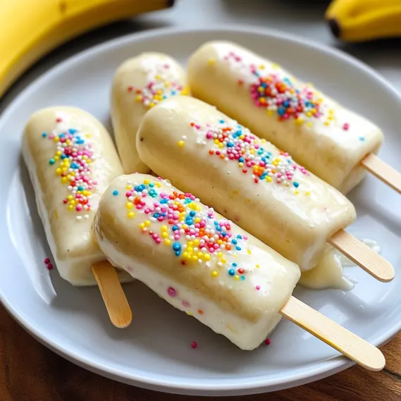 A plate of chilled desserts with colorful toppings.