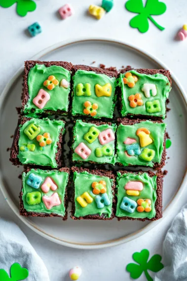 Lucky Charms Marshmallow Brownies Recipe