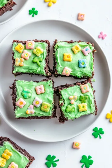 Best Lucky Charms Marshmallow Brownies