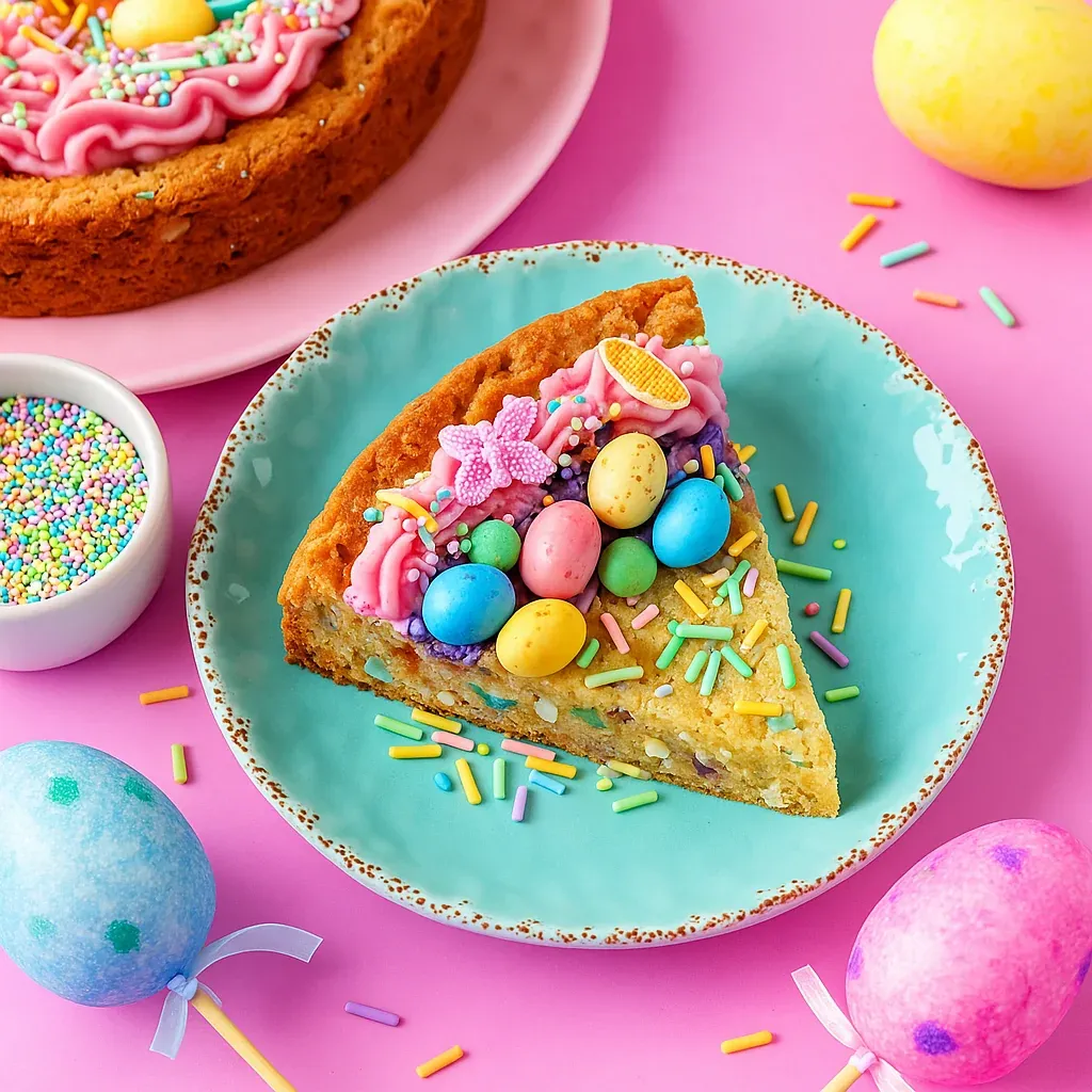 A slice of cake with marshmallows and jelly beans on top.