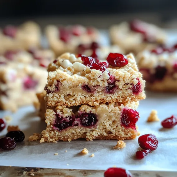 Close-up of a berry dessert with nutty bits.
