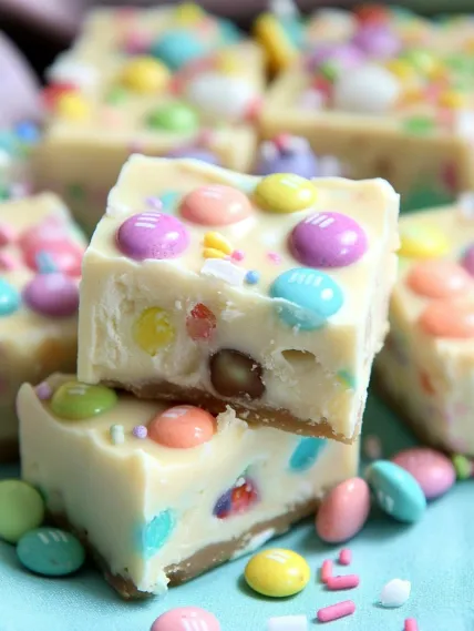 Simple Spring Easter Fudge Treat