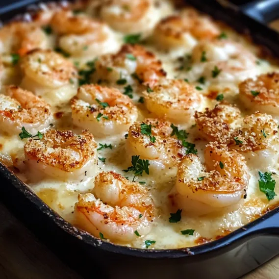 Best Garlic Shrimp Gratin Recipe