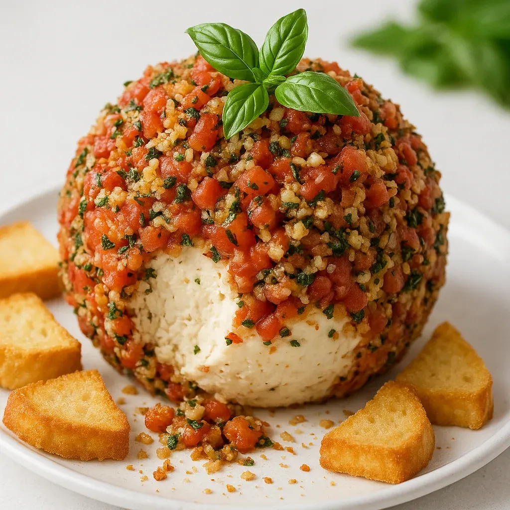 A dish topped with tomatoes and basil, ready to serve.