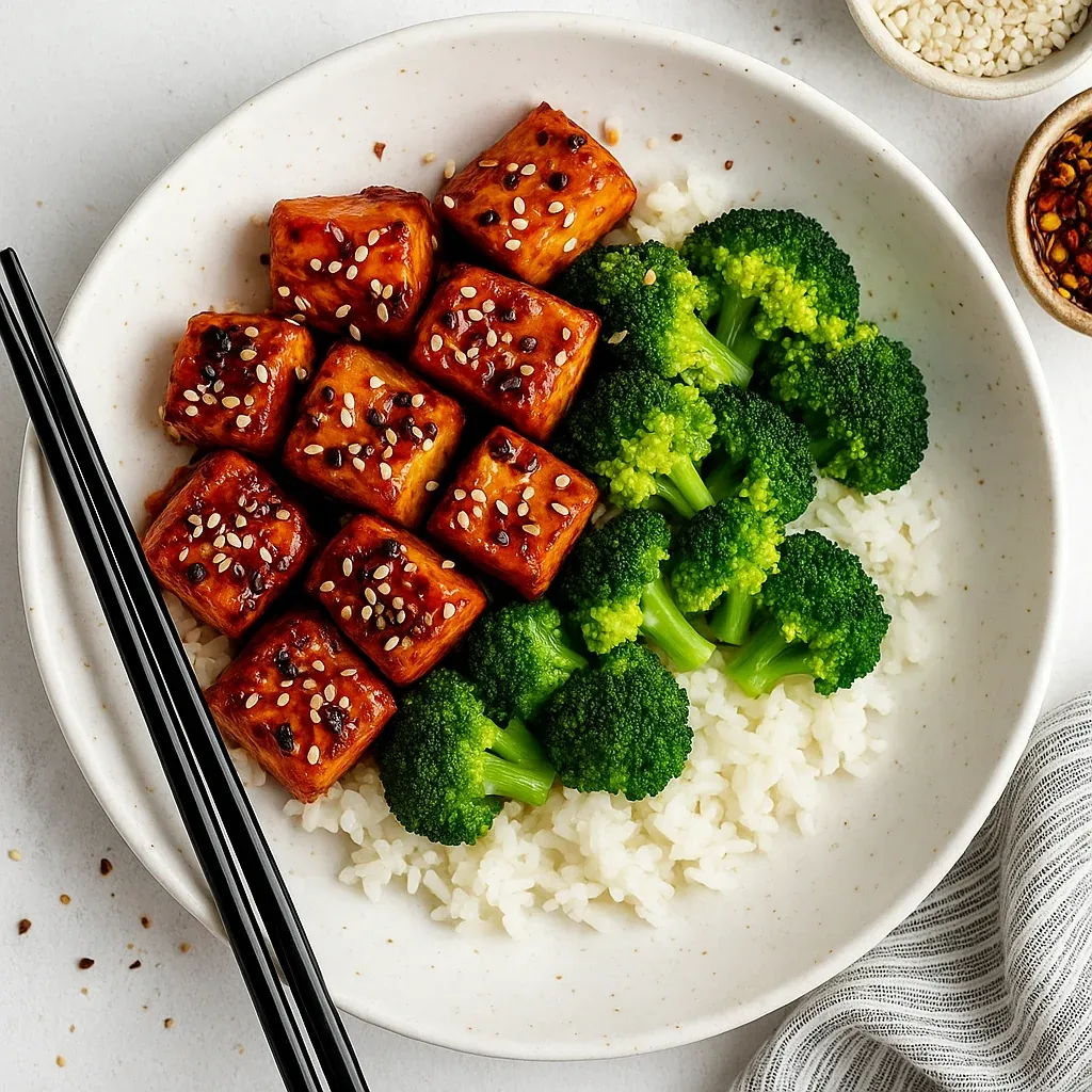 A plate of food with rice, broccoli, and meat.