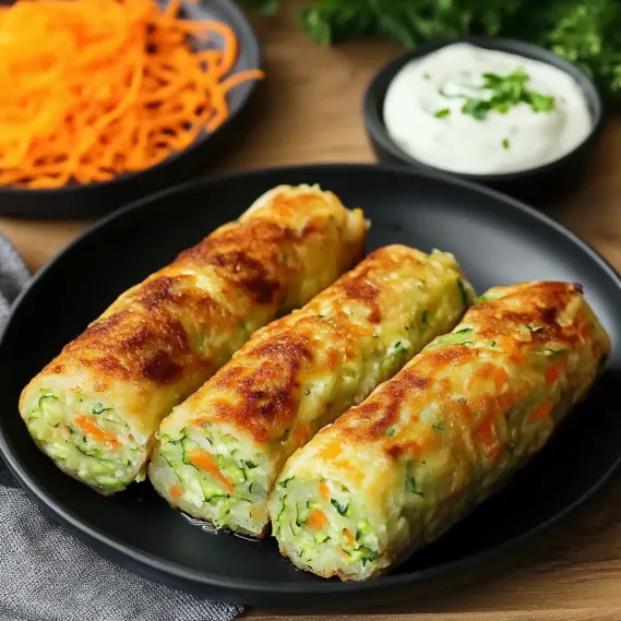 Plate of rolls paired with dip.