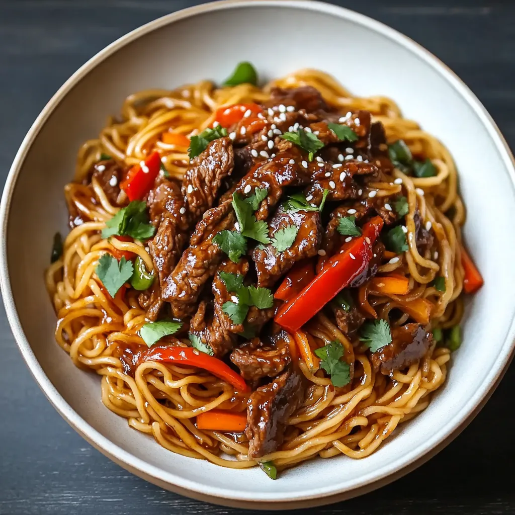 Hoisin Beef Noodles