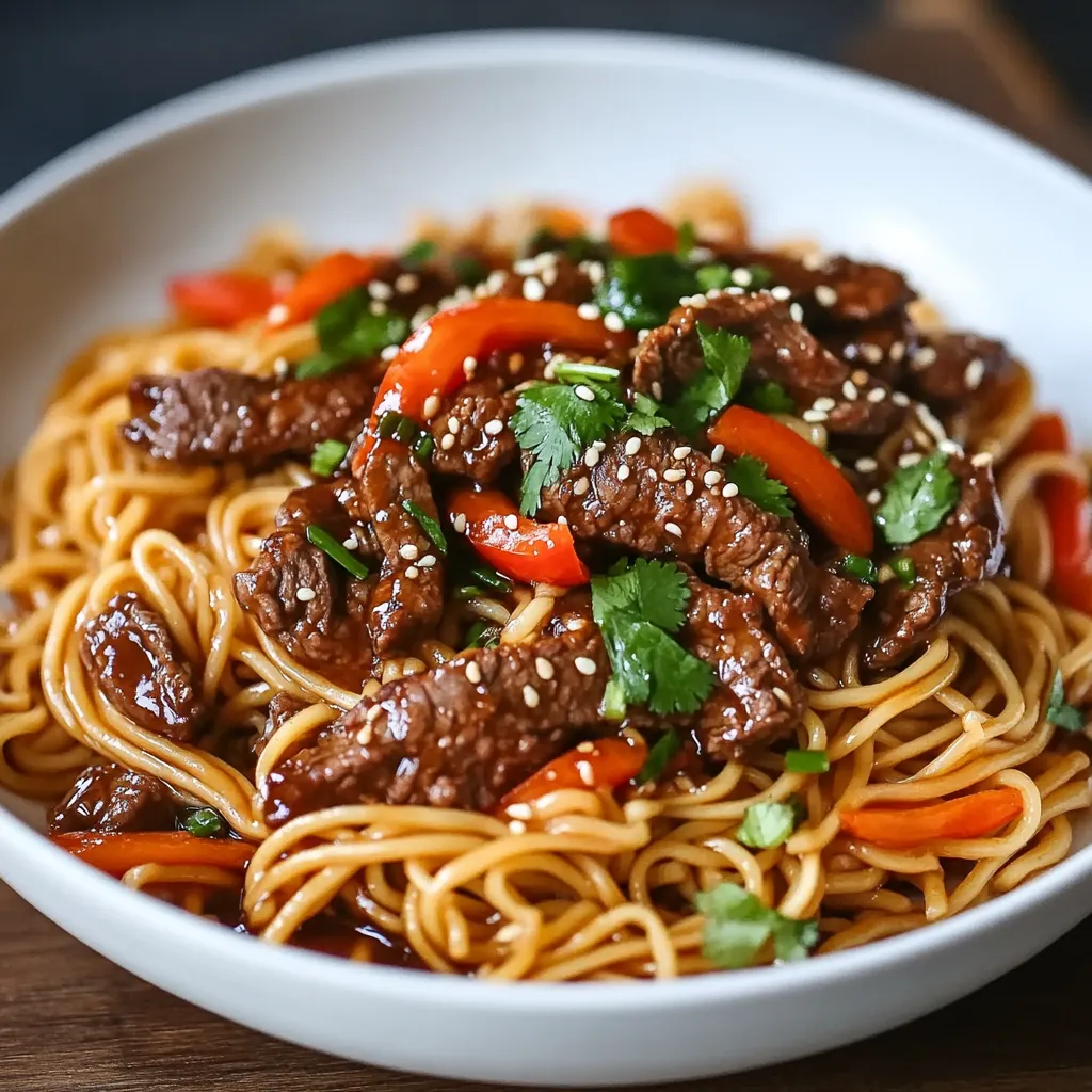 Hoisin Beef Noodles Recipe
