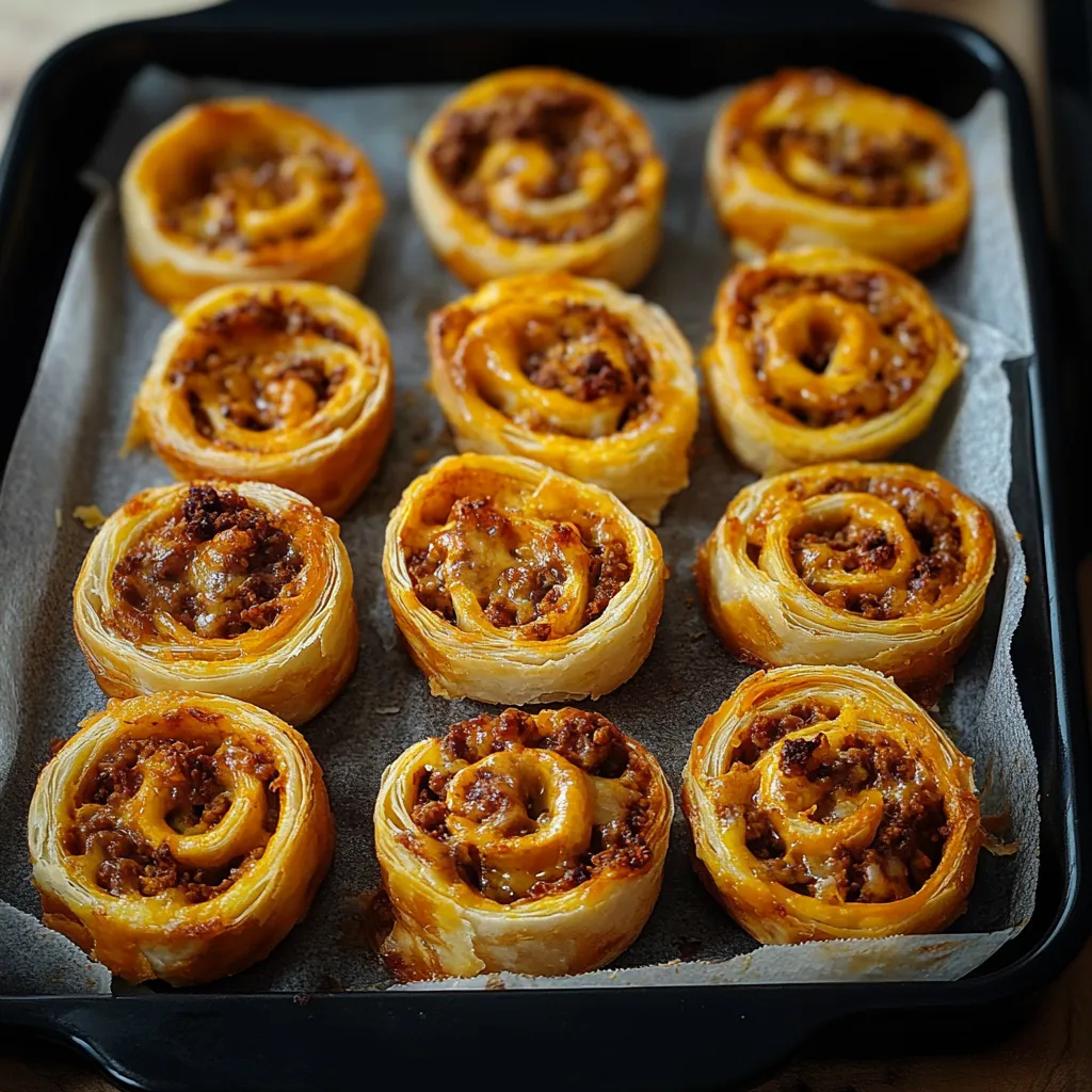 Cheesy Taco Pinwheels Recipe