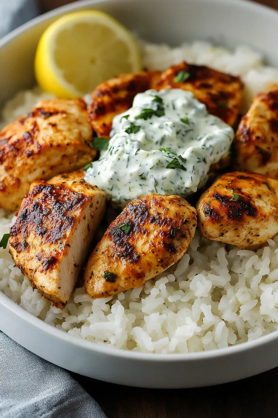 Dump-and-Bake Chicken Tzatziki