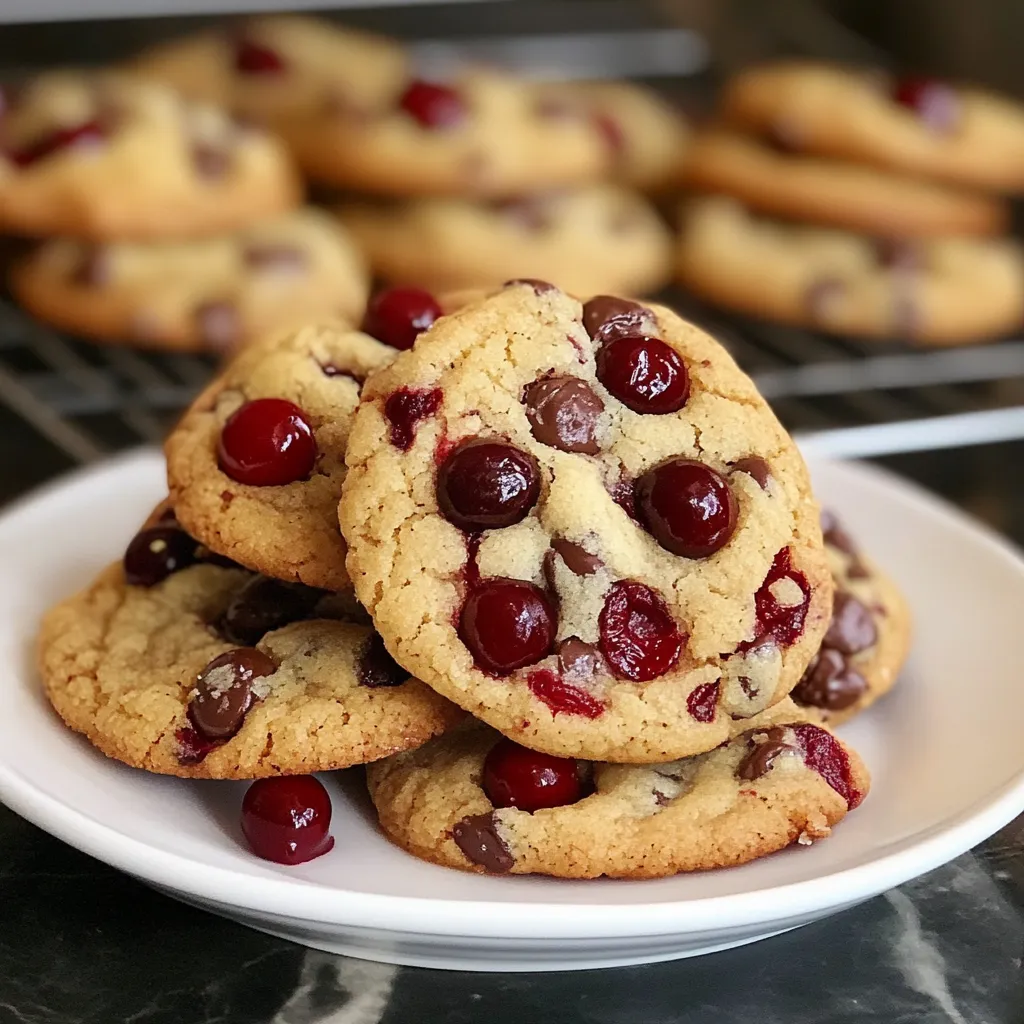 Maraschino Cherry Chocolate Chip Cookies Recipe