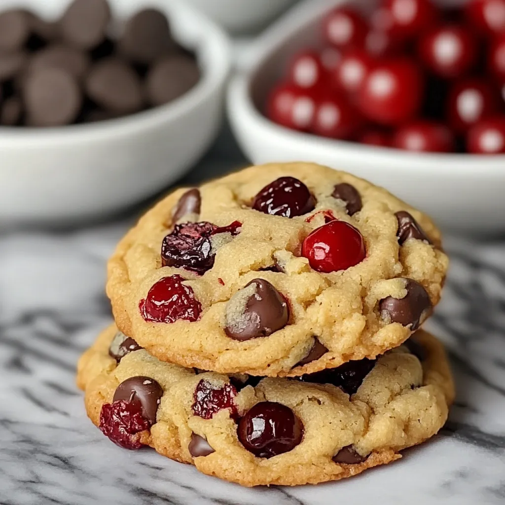 Maraschino Cherry Chocolate Chip Cookies Recipe