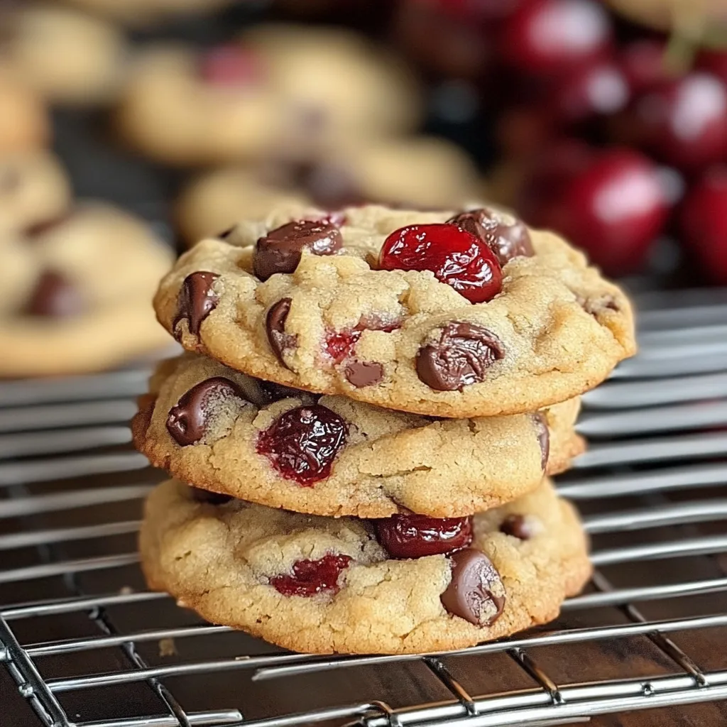 Maraschino Cherry Chocolate Chip Cookies Recipe