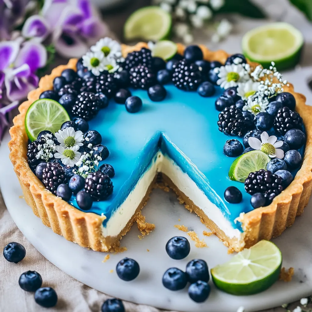 Blue Moon Lime Tart