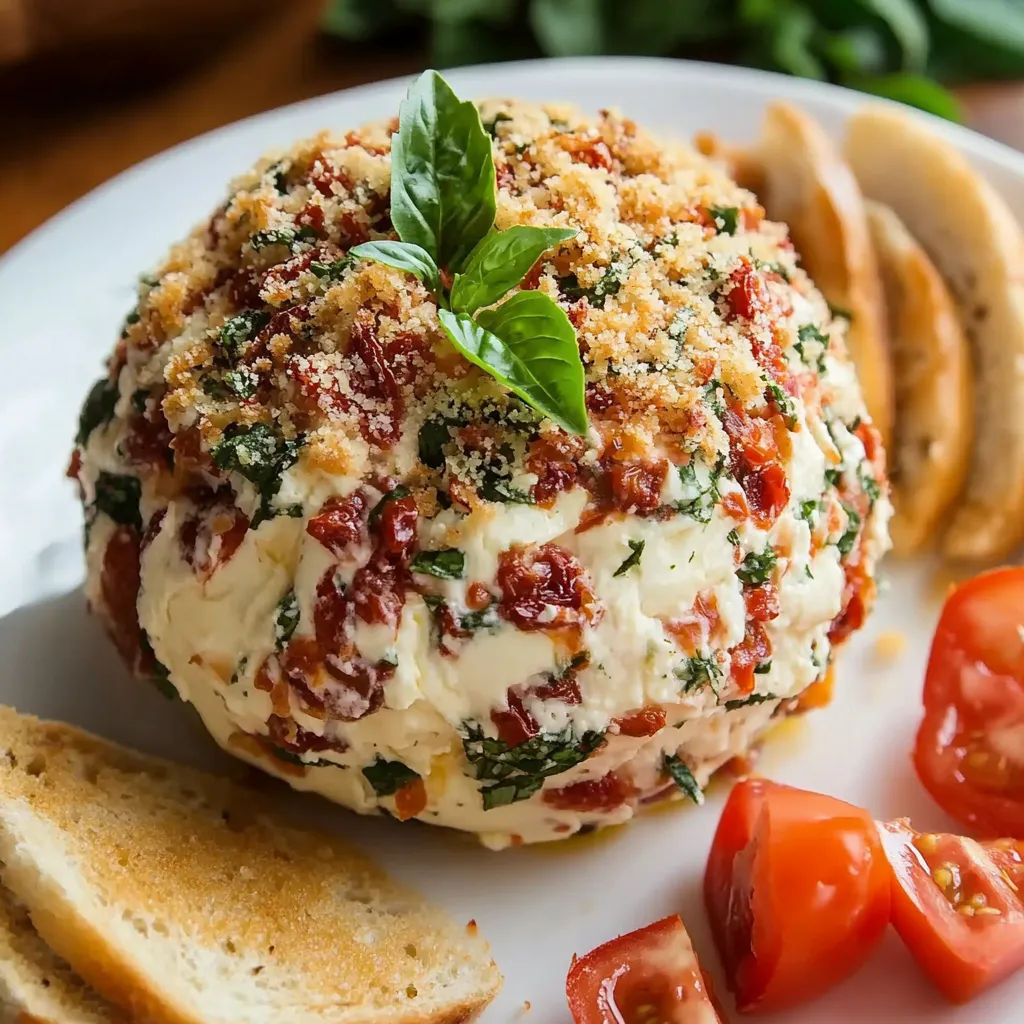 Bruschetta Cheese Ball Recipe
