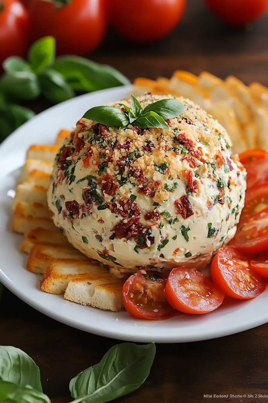Bruschetta Cheese Ball Recipe