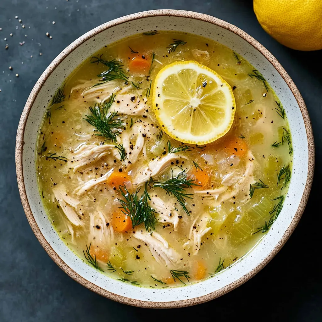 Greek Lemon Chicken Soup
