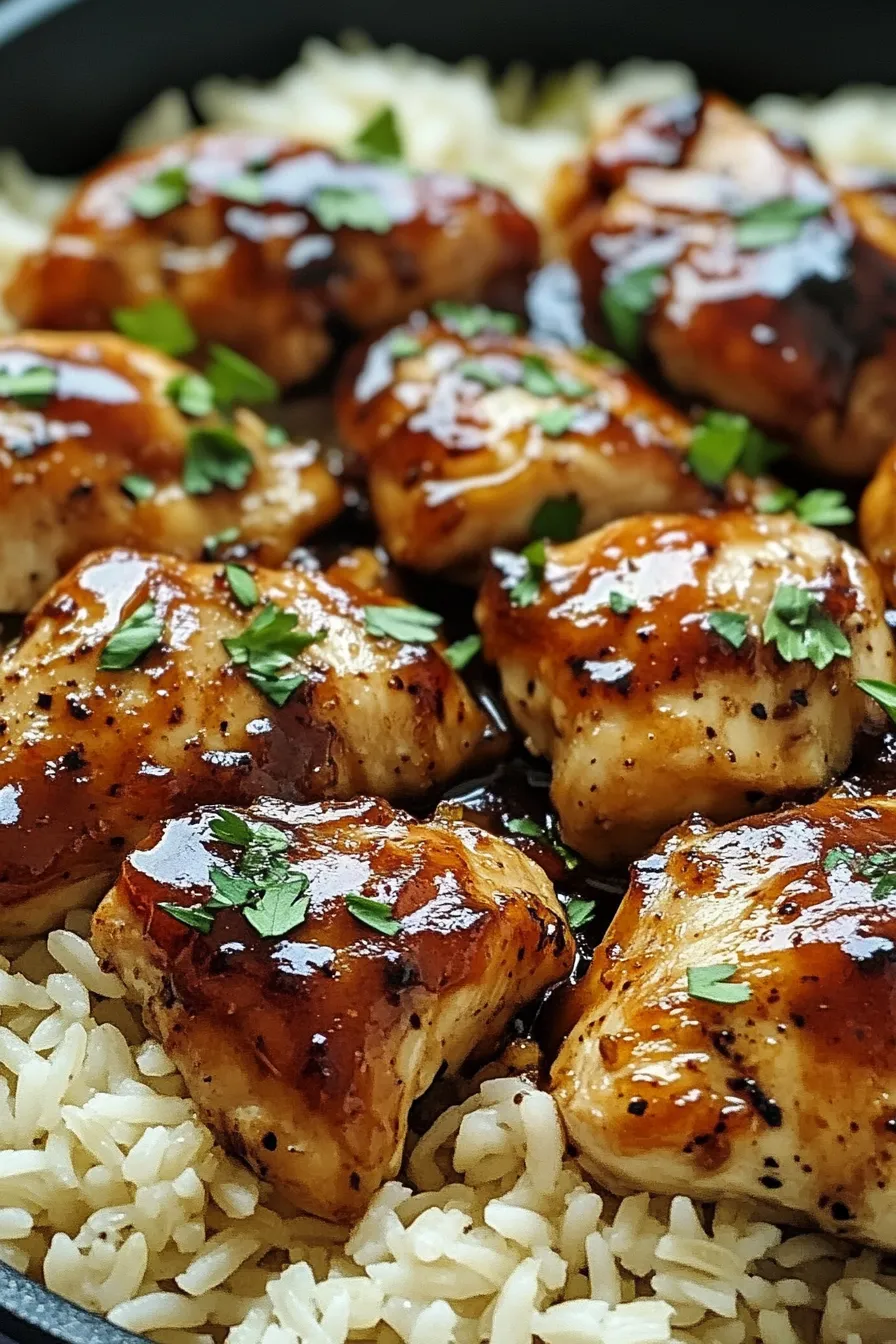 One-Pan Bold Honey BBQ Chicken Rice
