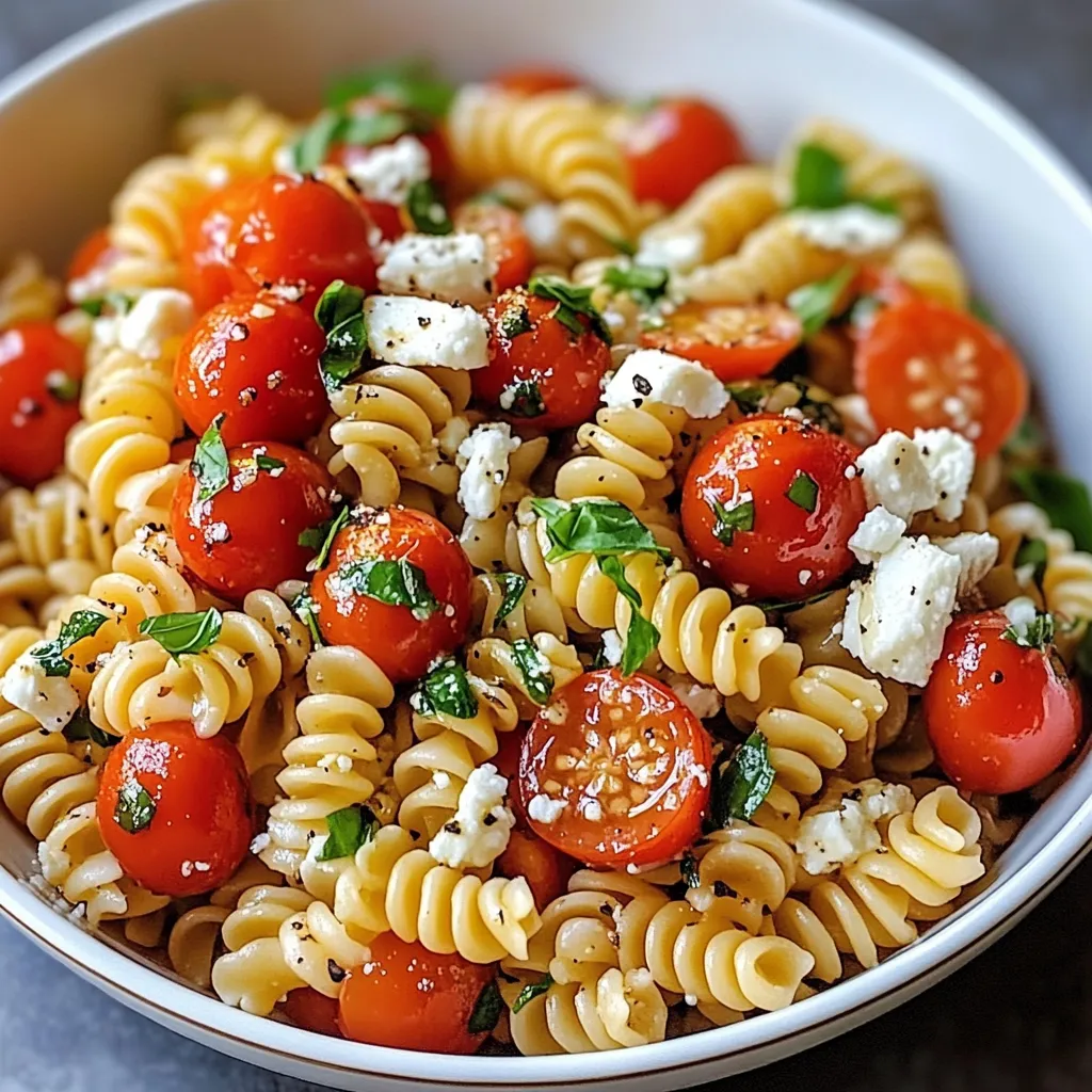 Easy Summer Bruschetta Pasta