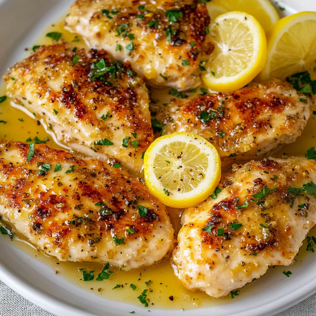 Lemon Chicken with BEST Lemon Butter Sauce