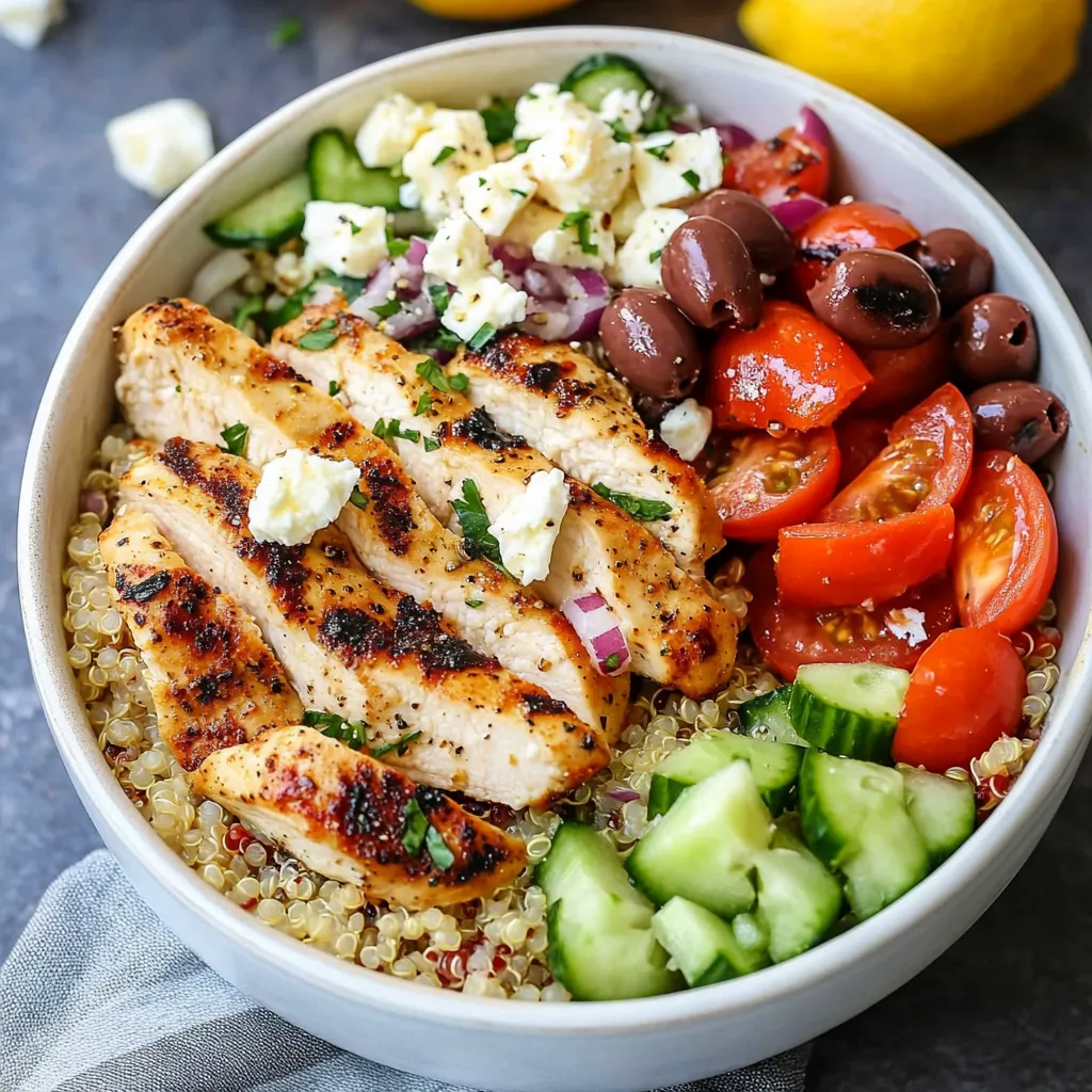 Greek Chicken Bowl