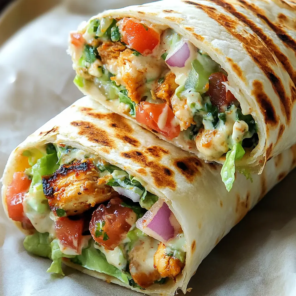 Chipotle Ranch Grilled Chicken Burrito