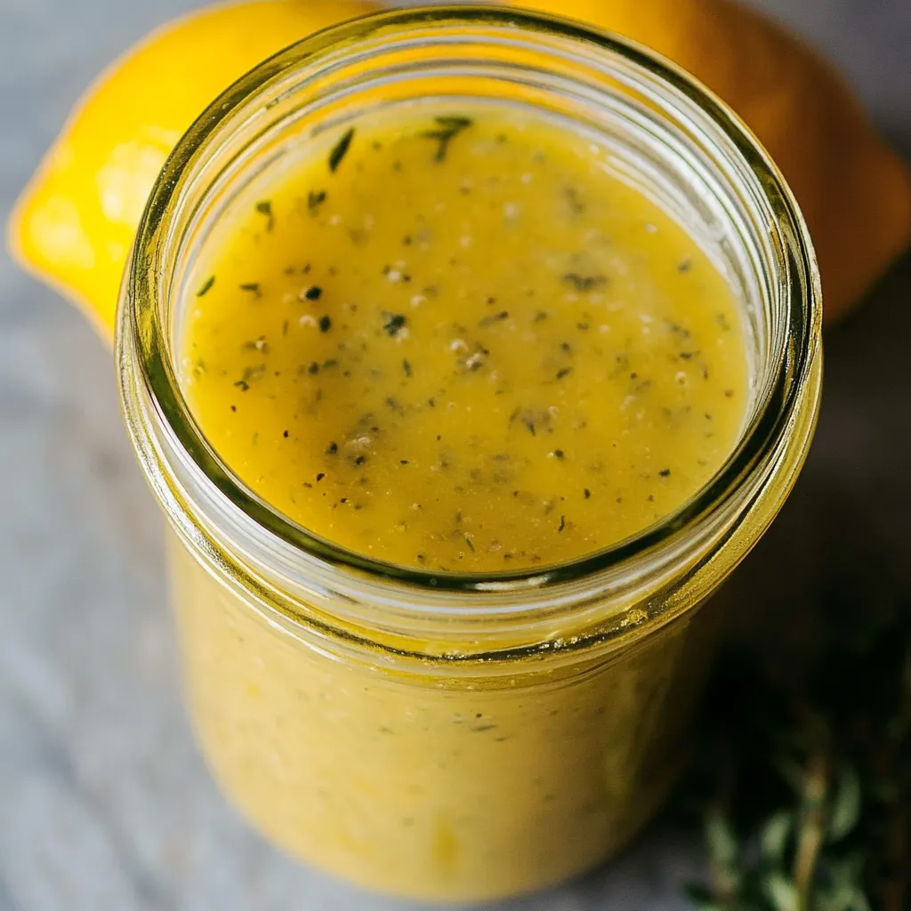 Honey Lemon Vinaigrette Salad Dressing