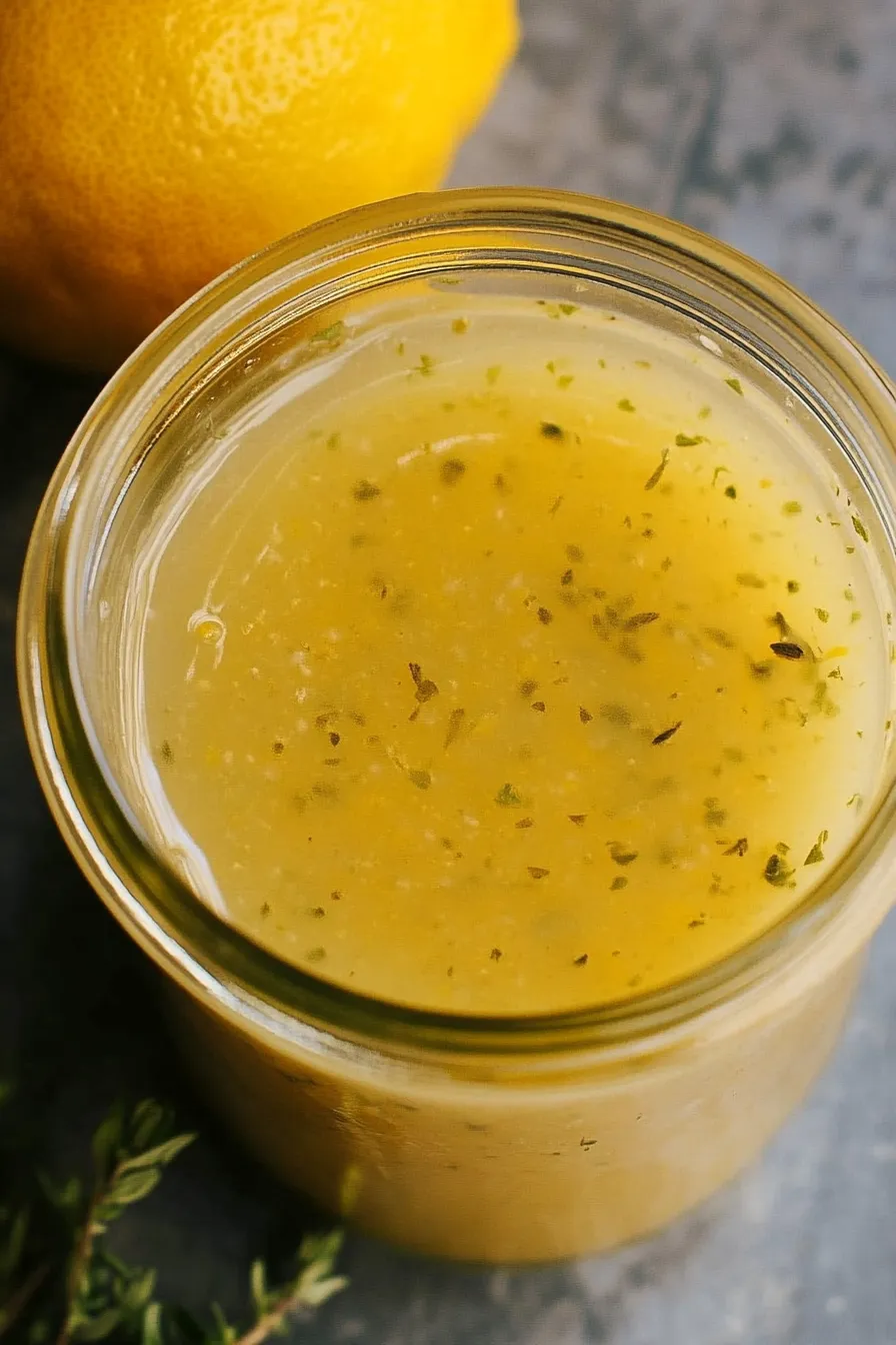 Honey Lemon Vinaigrette Salad Dressing
