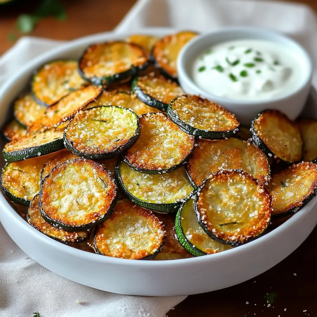 Healthy Recipes - Crispy Baked Zucchini Chips