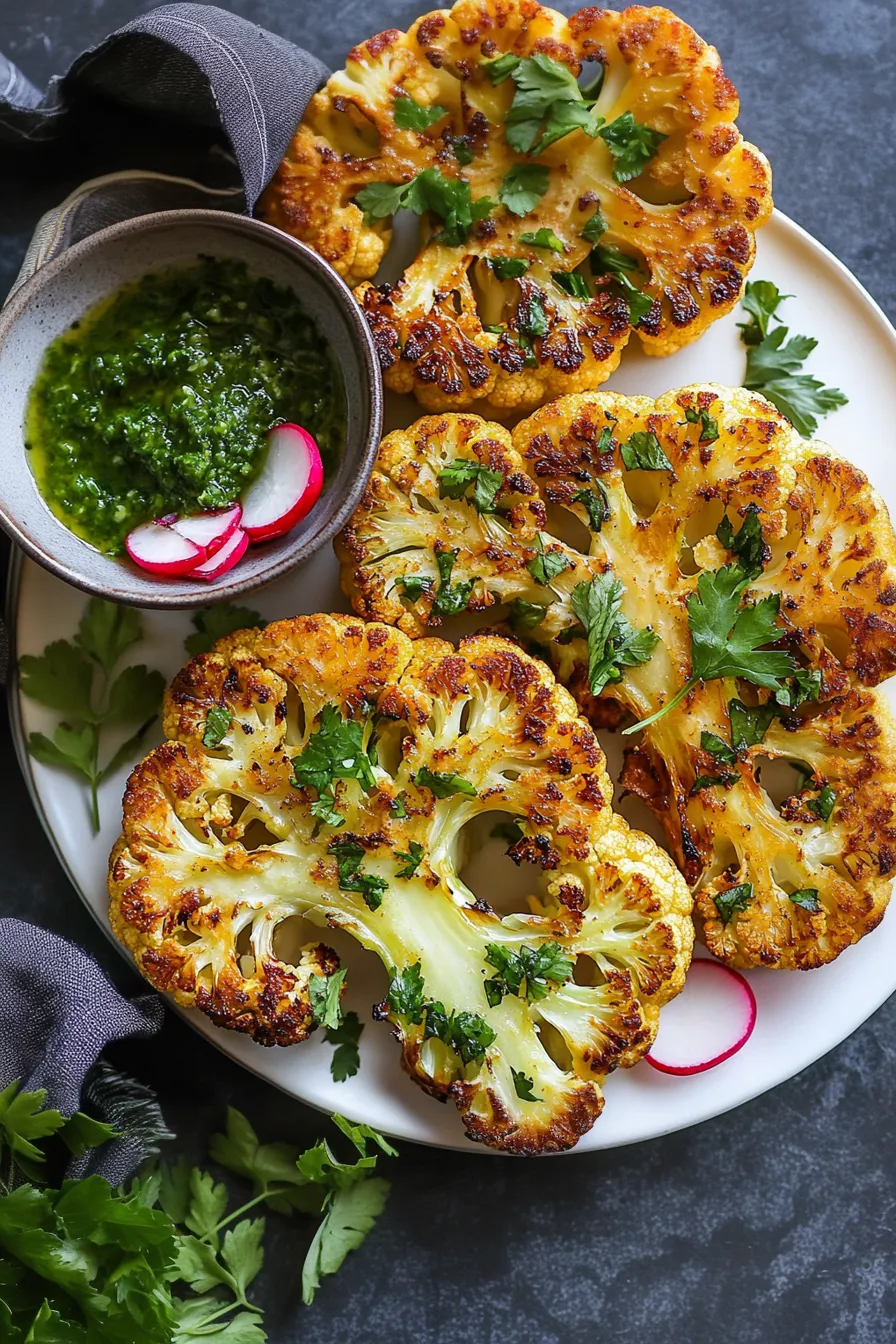 Roasted Cauliflower Steaks