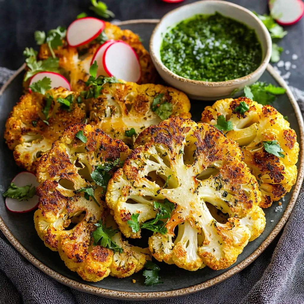 Roasted Cauliflower Steaks