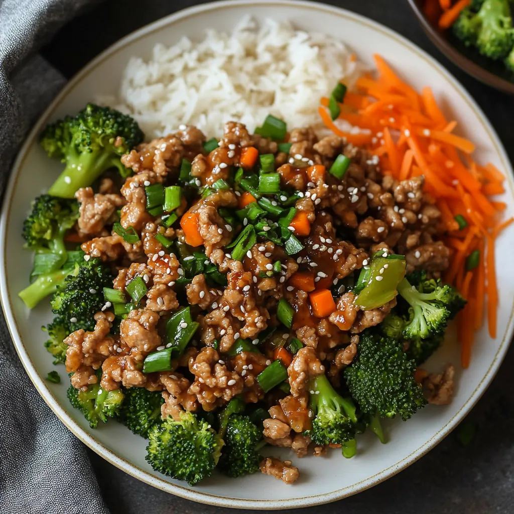 Ground Turkey Teriyaki Stir Fry