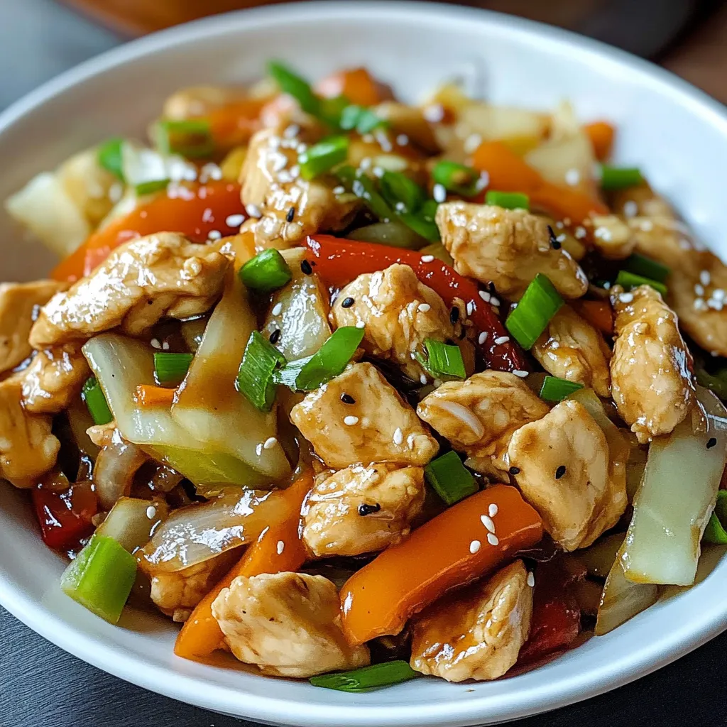 Chicken Cabbage Stir-Fry