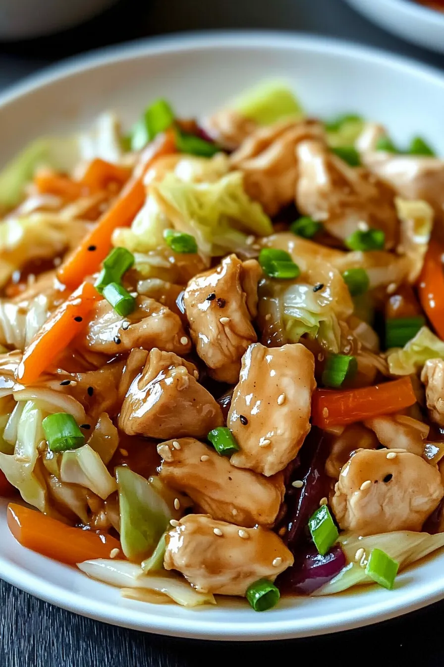 Chicken Cabbage Stir-Fry