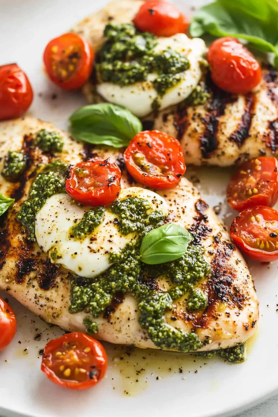 Grilled Chicken Margherita