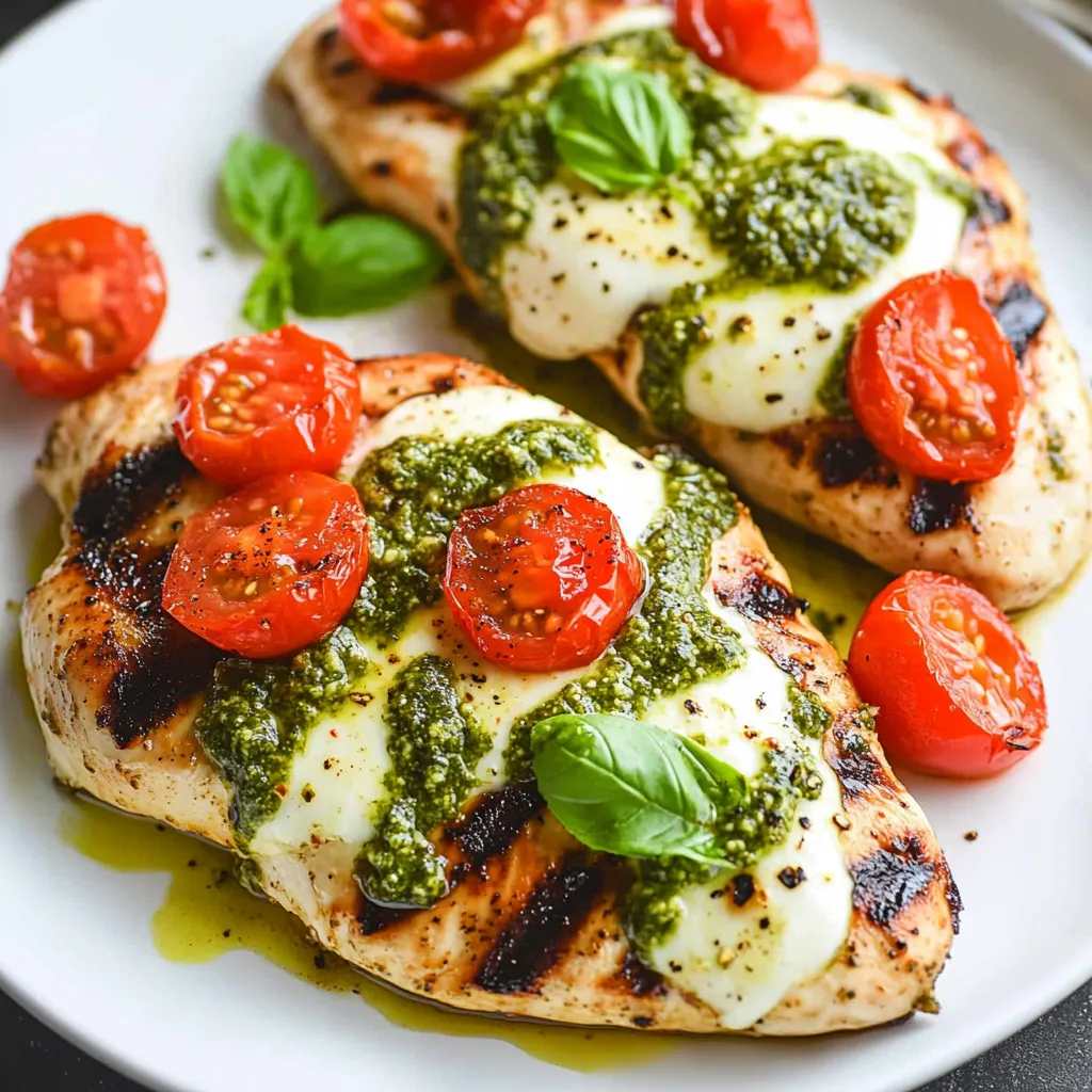 Grilled Chicken Margherita