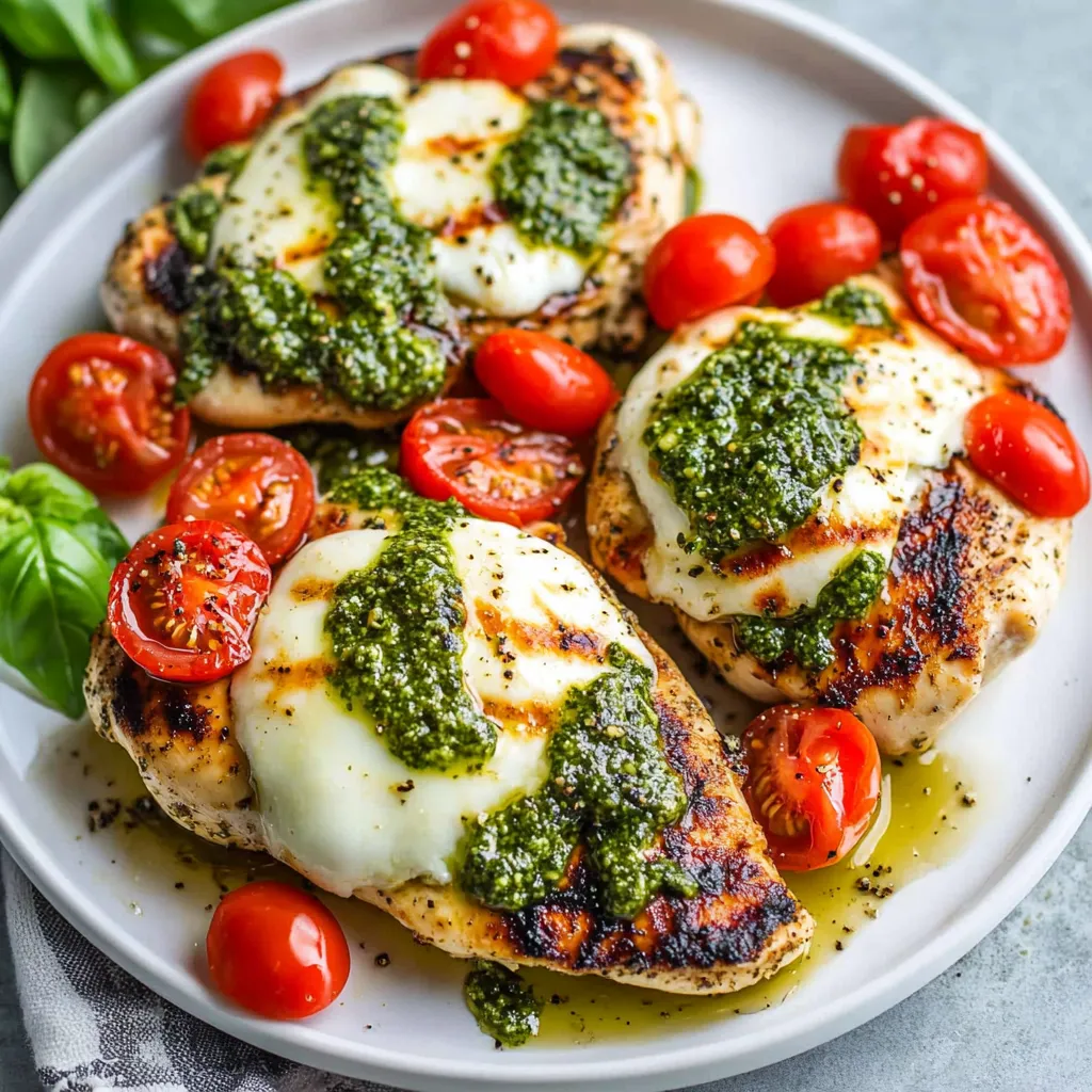 Grilled Chicken Margherita