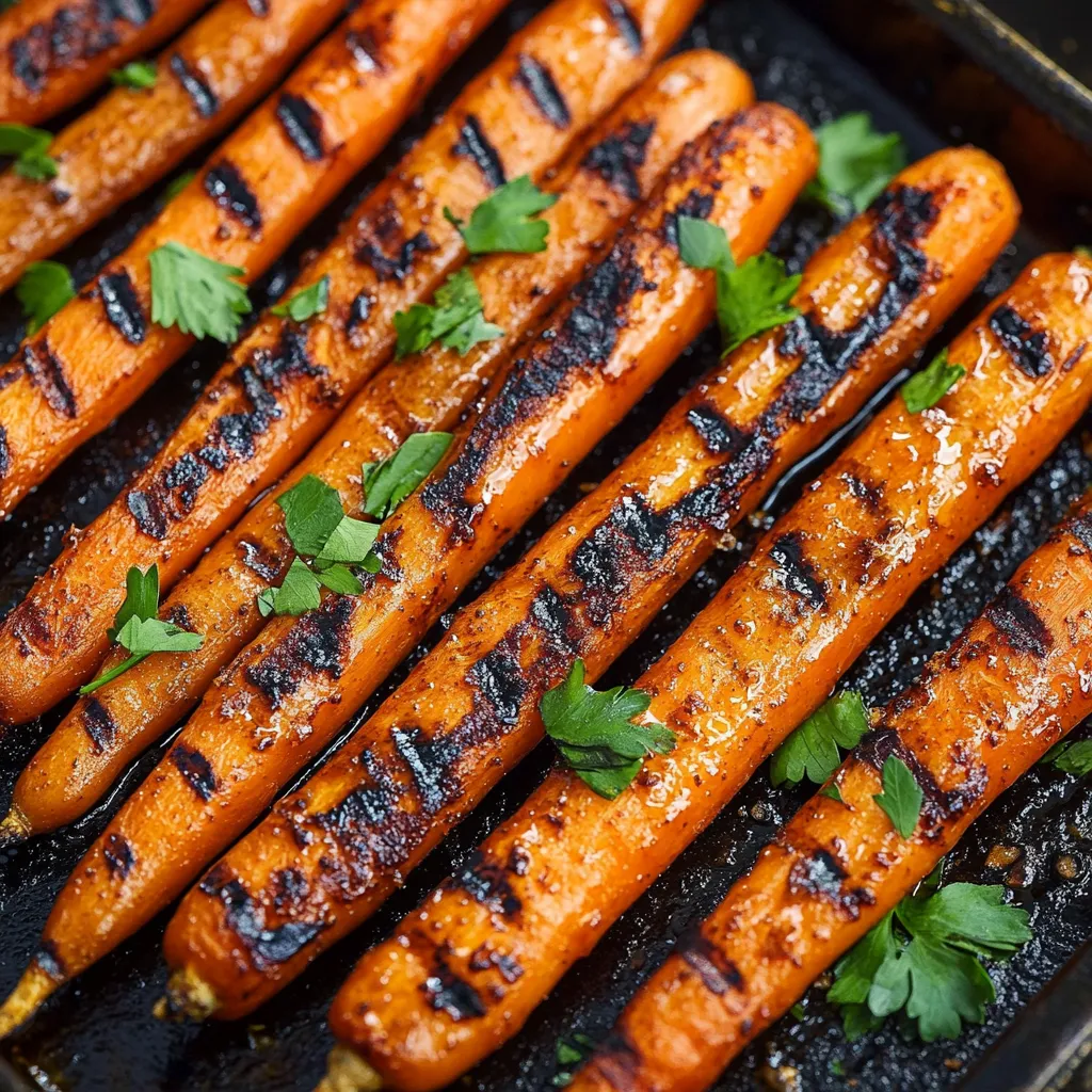 Grilled and Glazed Carrots Recipe