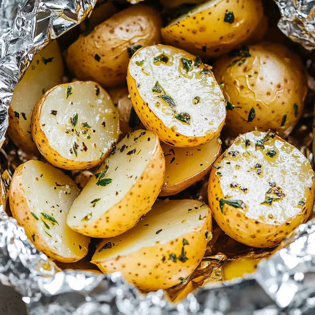 Grilled Potatoes in Foil