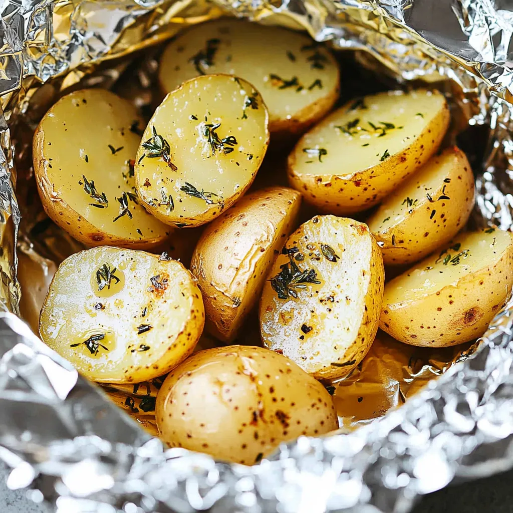 Grilled Potatoes in Foil
