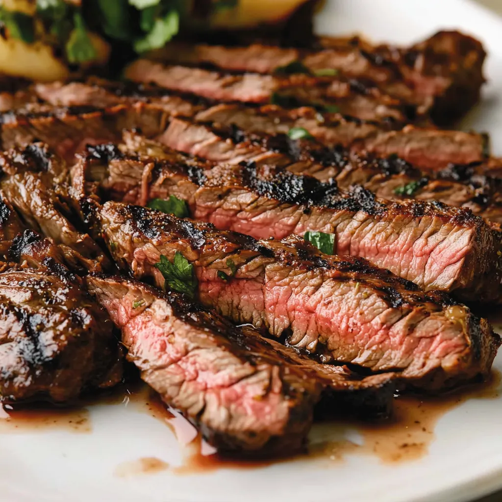 Charred and Juicy Marinated Skirt Steak