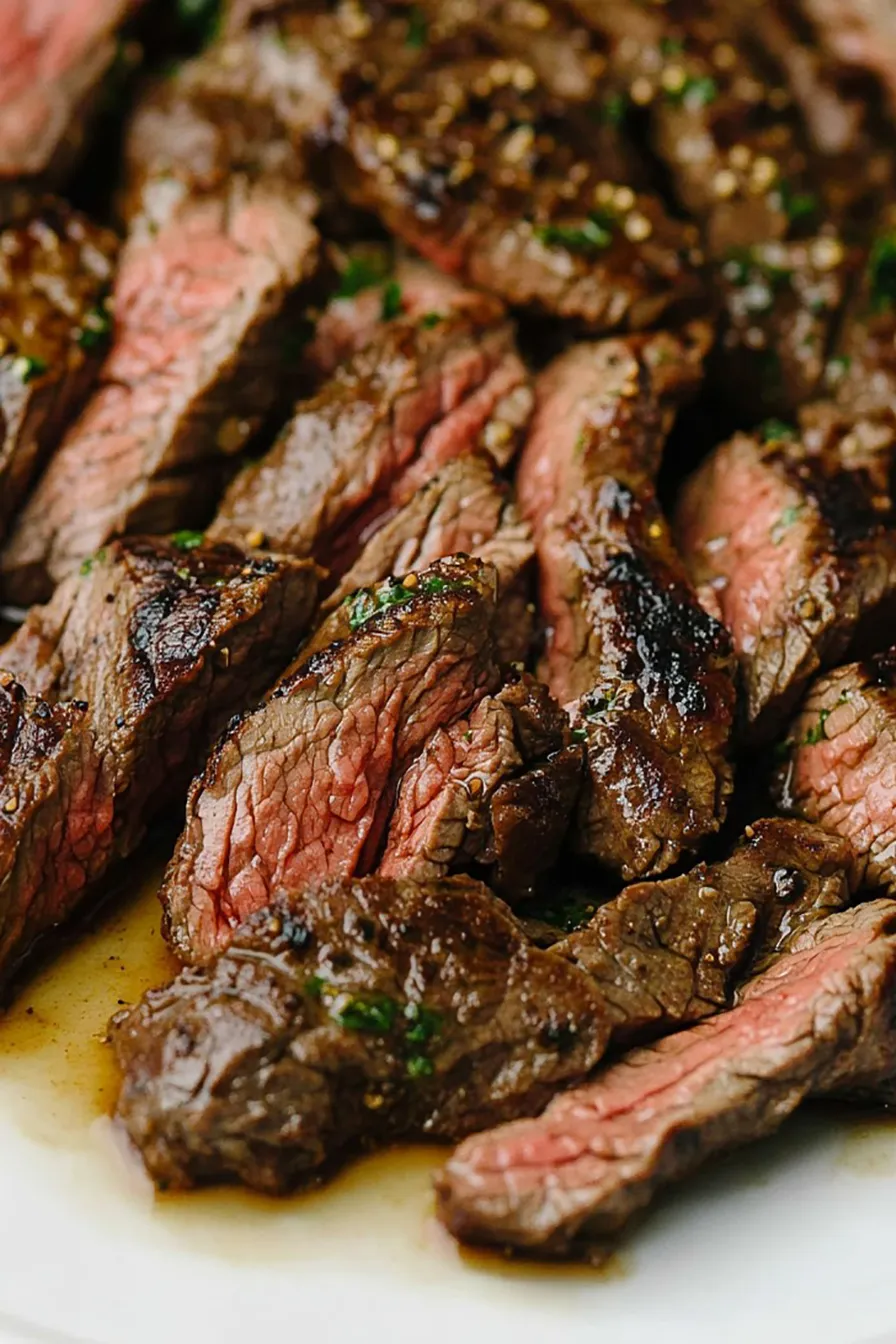 Charred and Juicy Marinated Skirt Steak