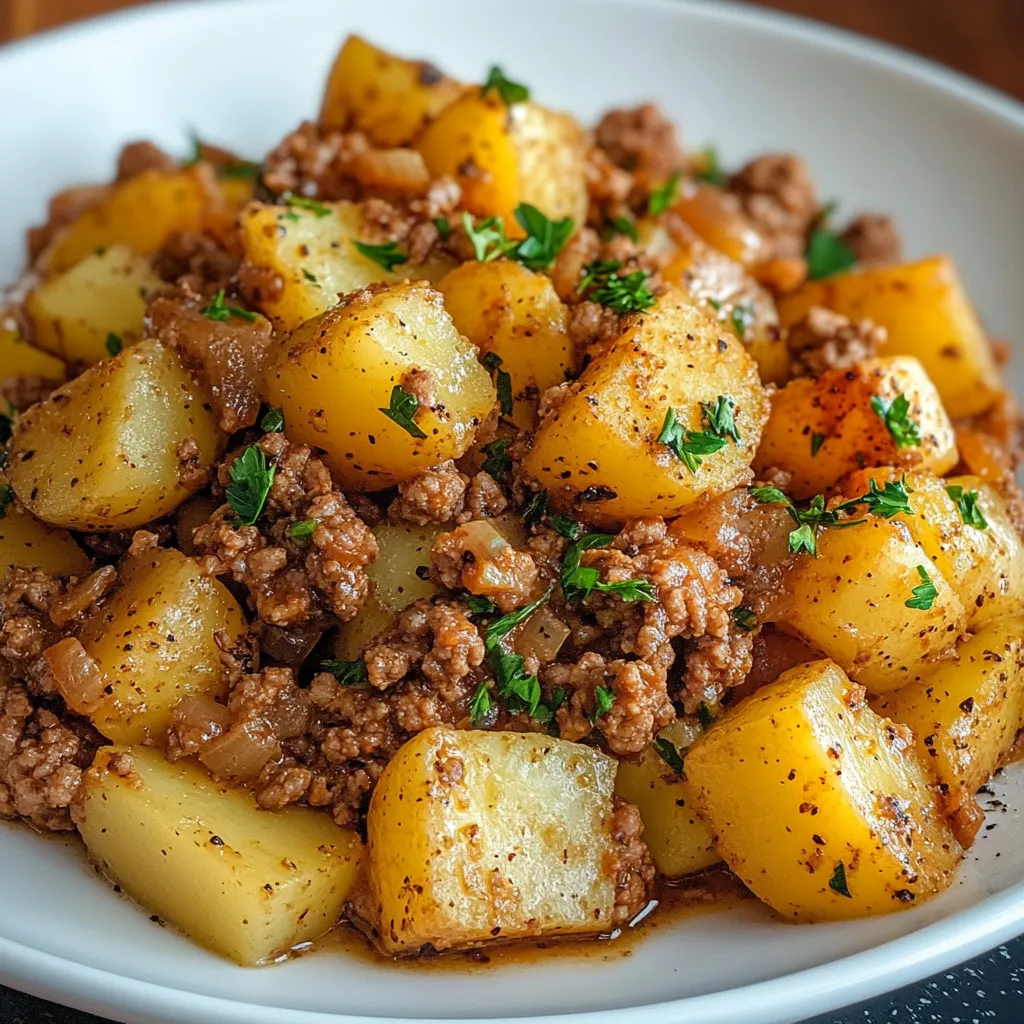 Ground Turkey with Potatoes