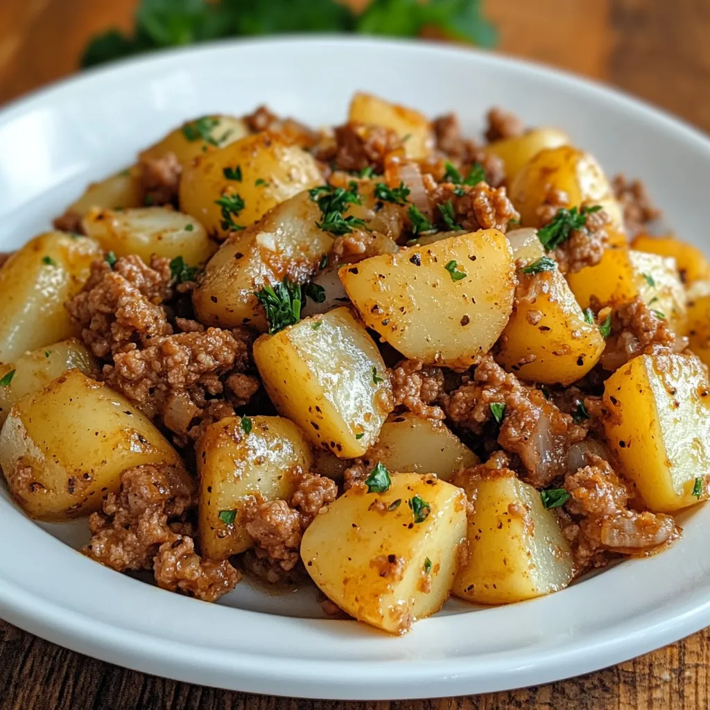 Ground Turkey with Potatoes