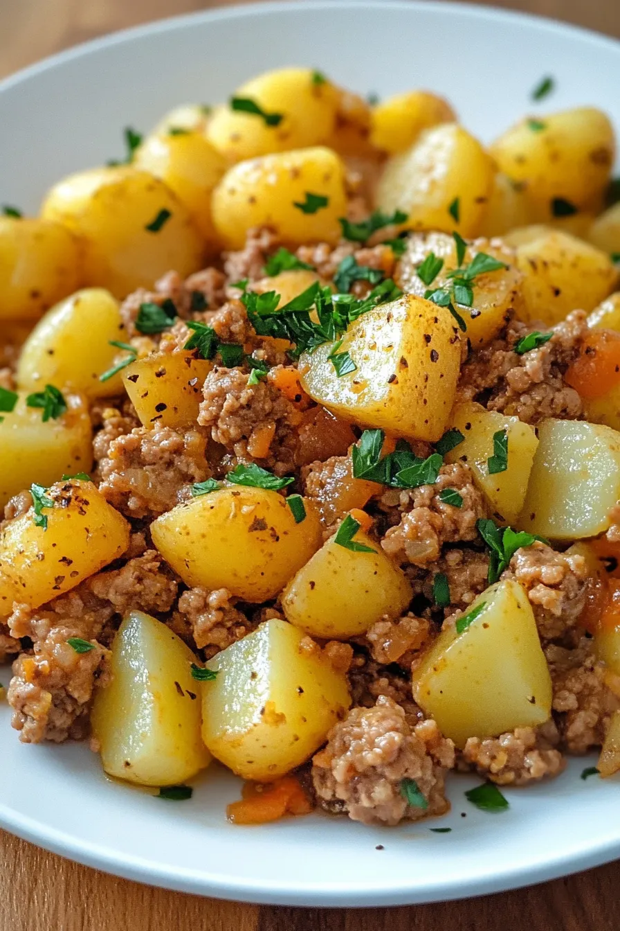 Ground Turkey with Potatoes