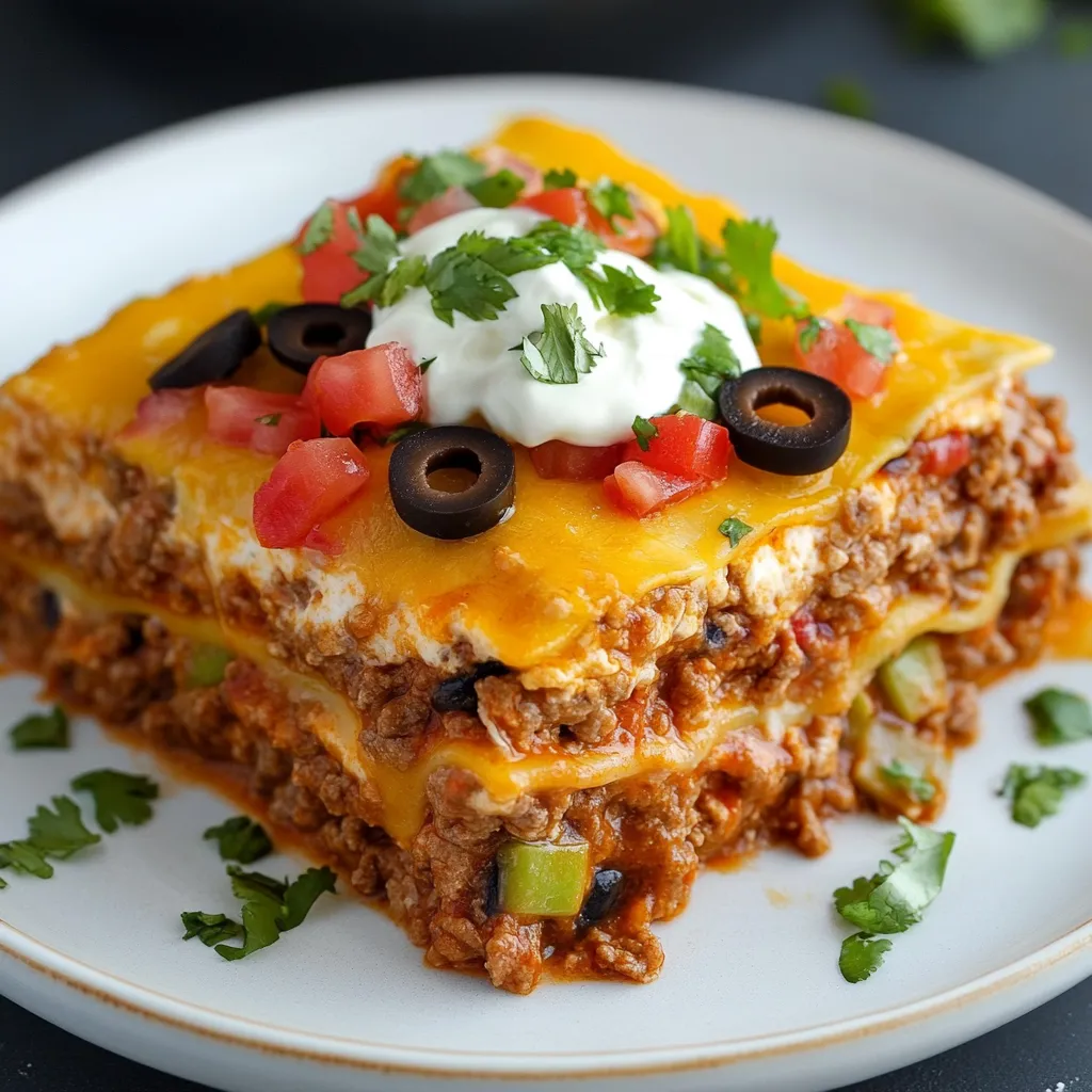 Taco lasagna