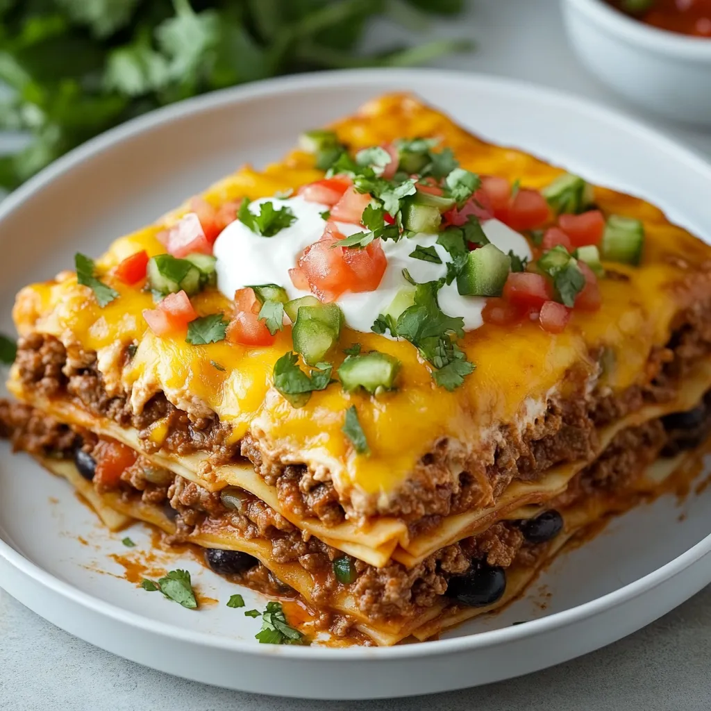 Taco lasagna