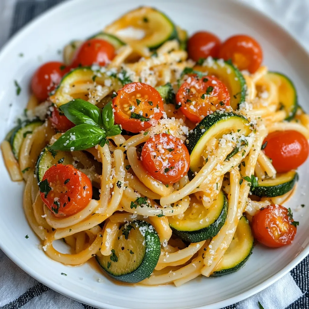 Tomato Zucchini Pasta