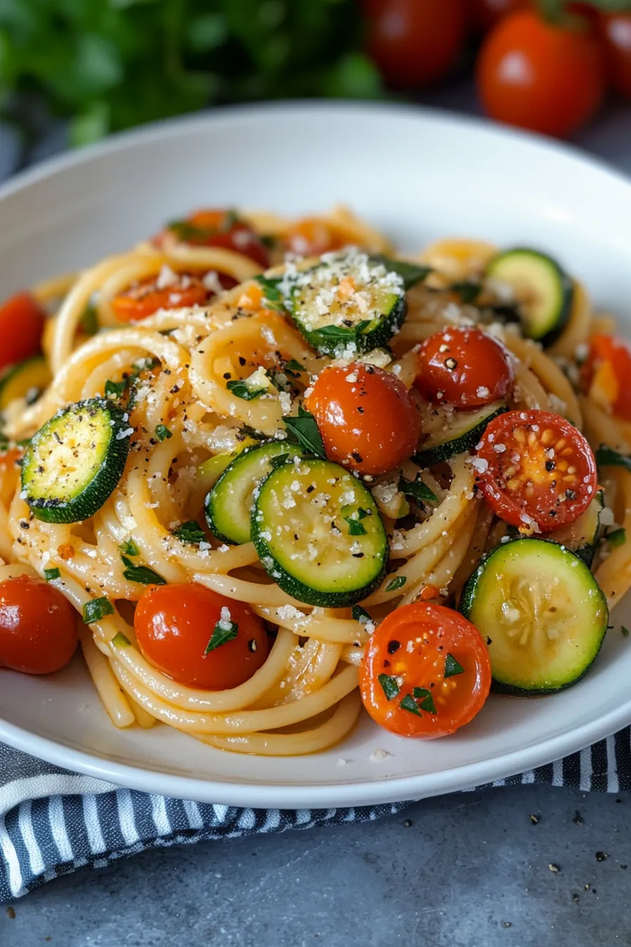 Tomato Zucchini Pasta